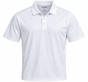 Clique Mens XL White Performance Polo Shirt Short Sleeve Golf Tennis NWT